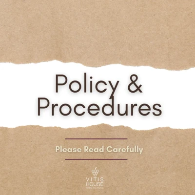 vitis house policy and procedures