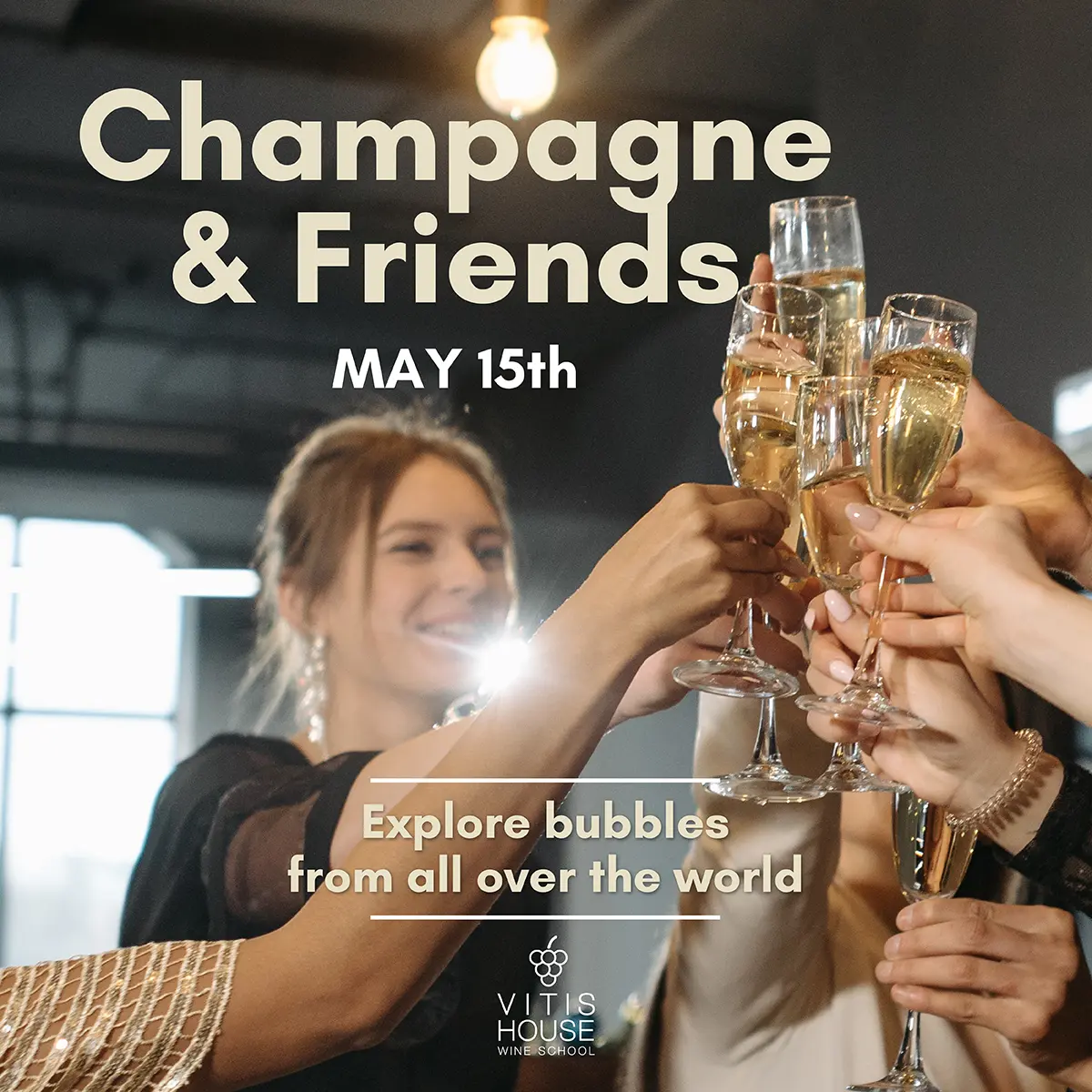 vitis house champagne and friends