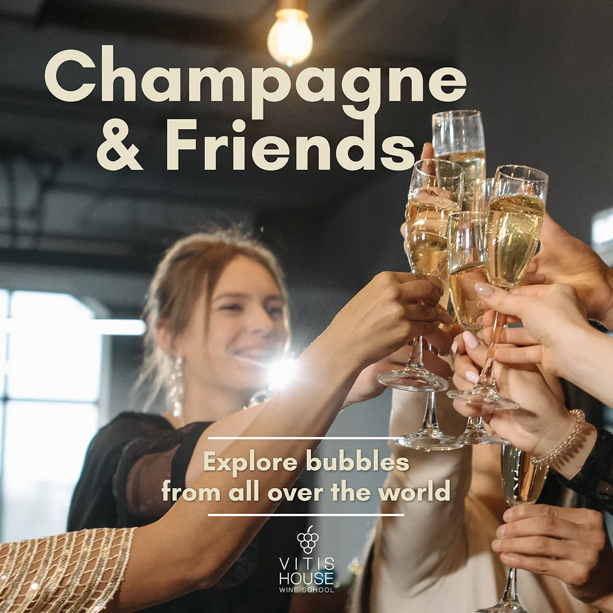vitis house champagne and friends